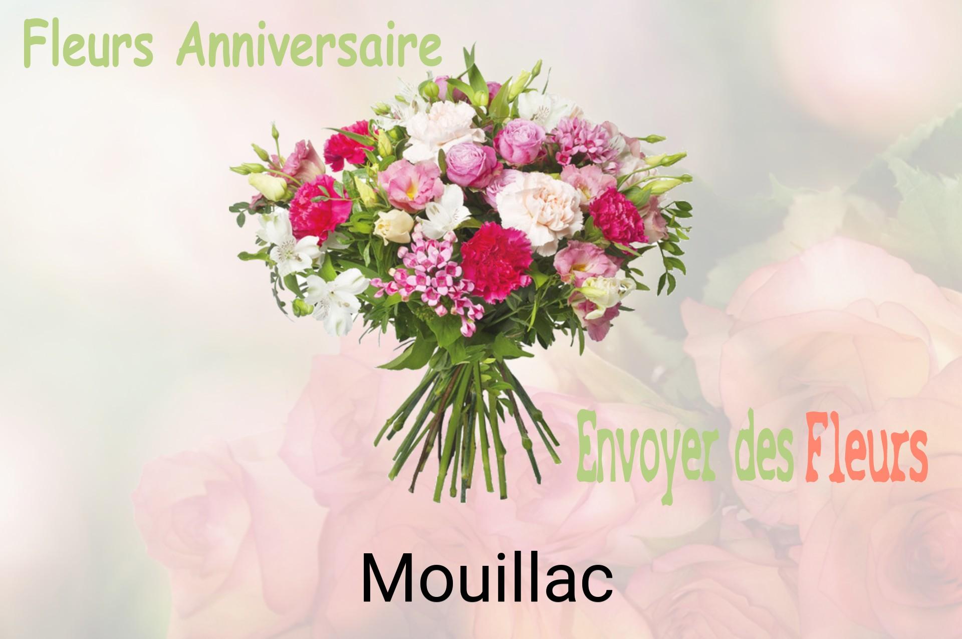 Bouquet de fleurs d’anniversaire livré à Mouillac
