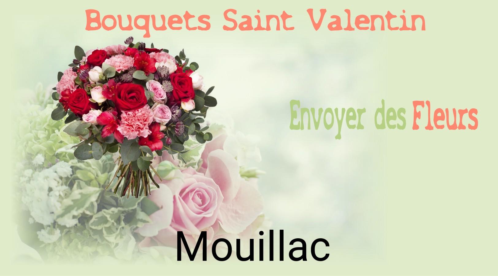 Roses de Saint-Valentin livrées à Mouillac
